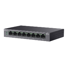 Коммутатор настольный TP-Link LS108GP с 8 гигабитными портами PoE+, 802.3af/at, бюджет PoE — 62 Вт, до 250 метров