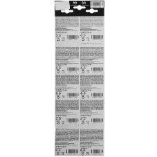 Батарейка AA/ Батарейка Duracell SIMPLY LR6 AA BL20 (2*10) Alkaline 1.5V отрывные (20/200/16000) (20 шт.)