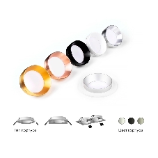 Корпус светильника C6513 SBK черный песок D80*H25mm MR16 GU5.3