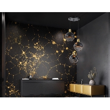 Светильник Ambrella light TR8505/3 BK/CP черный/медь E27/3 max 60W D410*1000