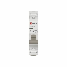 Выключатель автоматический модульный 1п 16А C 4.5кА ВА 47-63N PROxima EKF M634116C