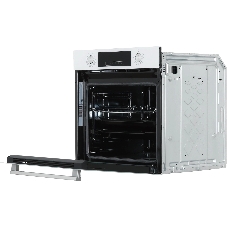 Встраиваемый электрический духовой шкаф Hotpoint HFE9 1231 JSH WHG, 72 л, 280 °C, конвекция, гриль, очистка паром, класс A