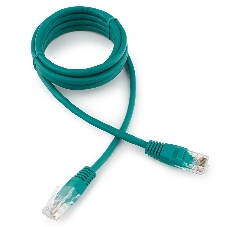 Патч-корд UTP Cablexpert cat.5e, 1.5м, литой, многожильный, зеленый