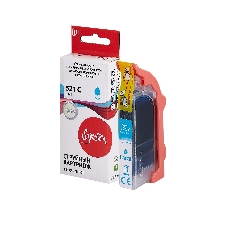 Картридж струйный Sakura 2934B004 (521 C) для Canon, голубой, 8,4 мл., 530 к.