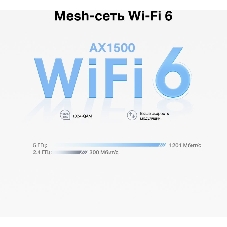 Домашняя Mesh Wi-Fi система TP-Link Deco X10(1-pack) AX1500