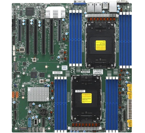 Серверная платформа SuperServer SYS-621P-TRT (X13DEI-T, CSE-825BTS-R1K23LPP1) (LGA-4677, Intel® C741, 16xDDR5 Up to 4TB ECC RDIMM, 8x3.5