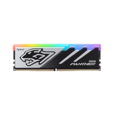 Оперативная память Apacer Panther RGB, DDR5, 16GB (1x16GB), 6000 MHz, CL40, с радиатором, черно-серый, RGB