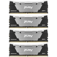 Оперативная память Kingston Fury Renegade, DDR4, 128GB (4x32GB), 3200MHz, CL16, DIMM, радиатор, черный
