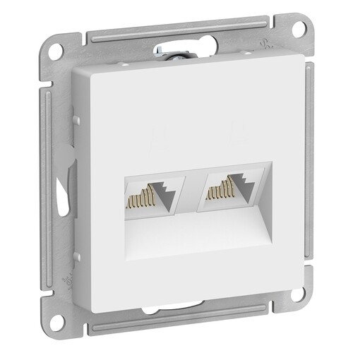 Механизм розетки компьютерной 2-м AtlasDesign RJ45 кат.5E беж.