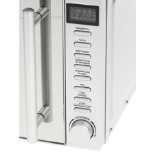 Микроволновая печь BBK 20MWS-721T/BS-M серебристый, 20 л, 700 Вт, переключатели - кнопки, поворотный механизм