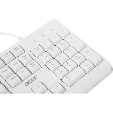 Клавиатура проводная Acer OKW301 (ZL.KBDCC.01B), USB, белый