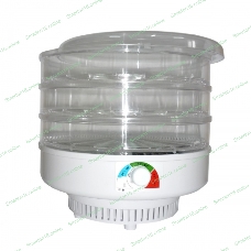 Сушилка для овощей Великие реки Ветерок-3, 3 поддона, в гофротаре, прозрачный