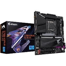 Материнская плата Gigabyte Z790 AORUS ELITE AX, LGA 1700, Intel Z790, 4xDDR5, 6xSATA, 4xM.2, 1xPCI-E 5.0 x16, 1xPCI-E 3.0 x4, 1xDP, 1xHDMI, 1x 2.5Gb LAN, 2xUSB-A 2.0, 3xUSB-A 3.2 Gen 1, 2xUSB-A 3.2 Gen 2, 1xUSB-C 3.2 Gen 2x2, 7.1, ATX