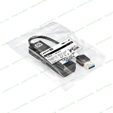 USB-концентратор 4-в-1 ExeGate DUB-4TP (кабель-адаптер USB3.0 --> 4xUSB3.0, Plug&Play, черный)