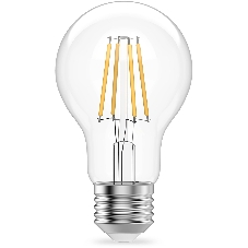 Лампа светодиодная филаментная Gauss Filament 7Вт цок.: E27 груша св. свеч. бел. теп. (упак.: 10 шт)