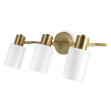 Настенно-потолочный спот TR3972/3 BS/FR латунь/белый матовый E27*3 max 40W 460*80*140
