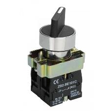 Переключатель LAY5-BD33 на 3 полож. черный I-O-II станд. ручка IEK BSW60-BD-3-K02