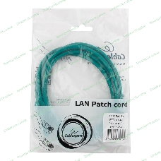 Патч-корд UTP Cablexpert cat.5e, 1.5м, литой, многожильный, зеленый