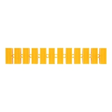 Клеммная винтовая колодка Rexant KВ-40 25-40, ток 100 A, полиэтилен желтый (10 шт./уп.)