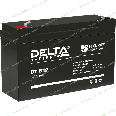 Аккумуляторная батарея Delta series DT, DT 612, voltage 6V, capacity 12Ah (discharge 20 hours)