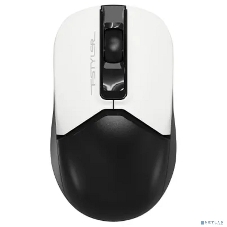 Мышь беспроводная A4Tech Fstyler FB12 белый/черный, 1200 dpi, радиоканал, Bluetooth, USB, кнопки - 3