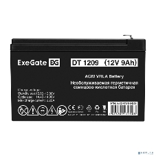 Аккумуляторная батарея ExeGate DT 1209 (12V 9Ah, клеммы F1)