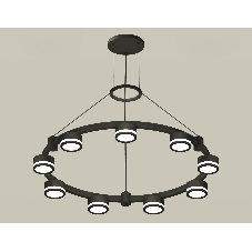 Светильник Ambrella light XR92051900/9 SBK/FR черный песок/белый матовый GX53 (A9205, C9242, N8415)