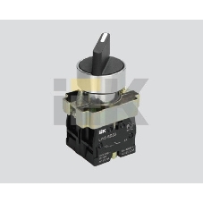 Переключатель LAY5-BD33 на 3 полож. черный I-O-II станд. ручка IEK BSW60-BD-3-K02