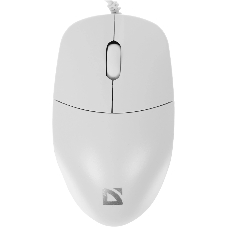 Мышь проводная Defender Azora MB-241 белый, 1200 dpi, USB, кнопки - 3