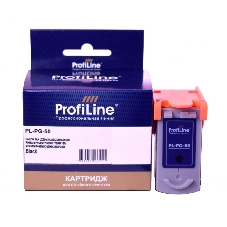 Картридж струйный ProfiLine PL-PG-50 для принтеров Canon FAX JX200/JX210/JX500/JX510/PIXMA MP150/MP160/MP170/MP180/MP450/MP460/MX300/MX310/IP2200 с чернилами Black