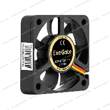 Вентилятор для корпуса ExeGate EX05010S3P-24 черный, 50 мм, 7200 об/мин, 39 дБ, 3 pin