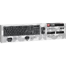 Комплект клавиатура + мышь Defender C-915 RU черный USB Беспроводной, полноразмерный
