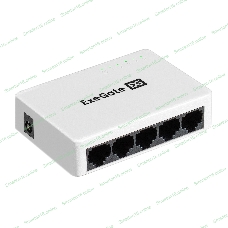 Коммутатор неуправляемый ExeGate EDES-1005C (5-портовый UTP 10/100Mbps, с функцией энергосбережения (Green Ethernet Technology), настольный)