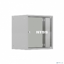 Шкаф коммутационный NTSS LIME (NTSS-WL9U5545GS) настенный 9U 550x450 мм пер. дв. стекл несъемн. бок. пан. 30 кг серый 110 град.