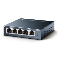 Коммутатор TP-Link SOHO TL-SG105 5-port Desktop Gigabit Switch, 5 10/100/1000M RJ45 ports, metal case