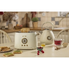 Чайник электрический Gorenje K17CD 1.7л. бежевый корпус: металл
