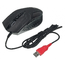 Мышь проводная A4Tech Bloody Q51 черный, 3200 dpi, USB, кнопки - 8