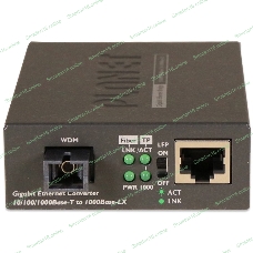 GT-806B60 Медиаконвертер 10/100/1000Base-T to WDM Bi-directional Fiber Converter - 1550nm - 60KM