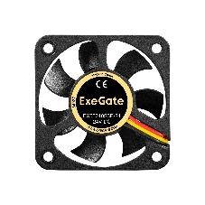 Вентилятор для корпуса ExeGate EX05010S3P-24 черный, 50 мм, 7200 об/мин, 39 дБ, 3 pin