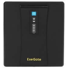 Источник бесперебойного питания ExeGate SpecialPro UNB-1200.LED.AVR.2SH.3C13.USB 1200VA/750W, LED, AVR, 2*Schuko+3*C13, USB,съемн.кабель, металлический корпус, черный