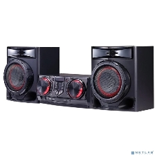 Мини-аудиосистема LG CJ44 черный 480Вт FM USB BT