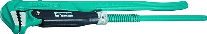 Ключ трубный рычажный Gross 15601 №11'' цельнокованный CrV, тип - ''L''
