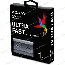 Внешний SSD ADATA Elite SE880, 1TB, USB 3.2 Gen 2x2 Type-C, R/W 2000/2000, серый
