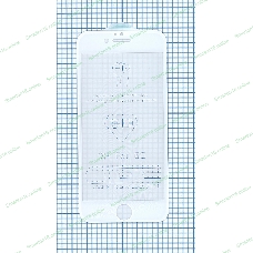 Защитное стекло 5D для Apple iPhone 6/6S белый