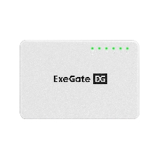 Коммутатор неуправляемый ExeGate EDES-1005C (5-портовый UTP 10/100Mbps, с функцией энергосбережения (Green Ethernet Technology), настольный)