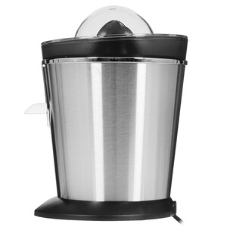 Соковыжималка BQ J1732 чёрный/серебристый, цитрусовая, 125 Вт, 250 мл, механическое