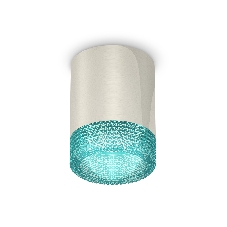 Светильник Ambrella Light XS6305011 PSL/BL серебро полированное/голубой MR16 GU5.3 (C6305, N6153)