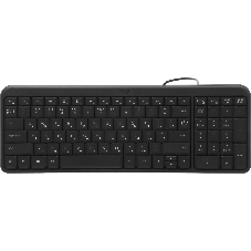 Клавиатура Logitech K106 проводная, USB Type-A, чёрный