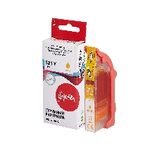 Картридж струйный Sakura 2936B004 (521 Y) для Canon, желтый, 8,4 мл., 530 к.
