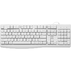 Клавиатура проводная Acer OKW301 (ZL.KBDCC.01B), USB, белый